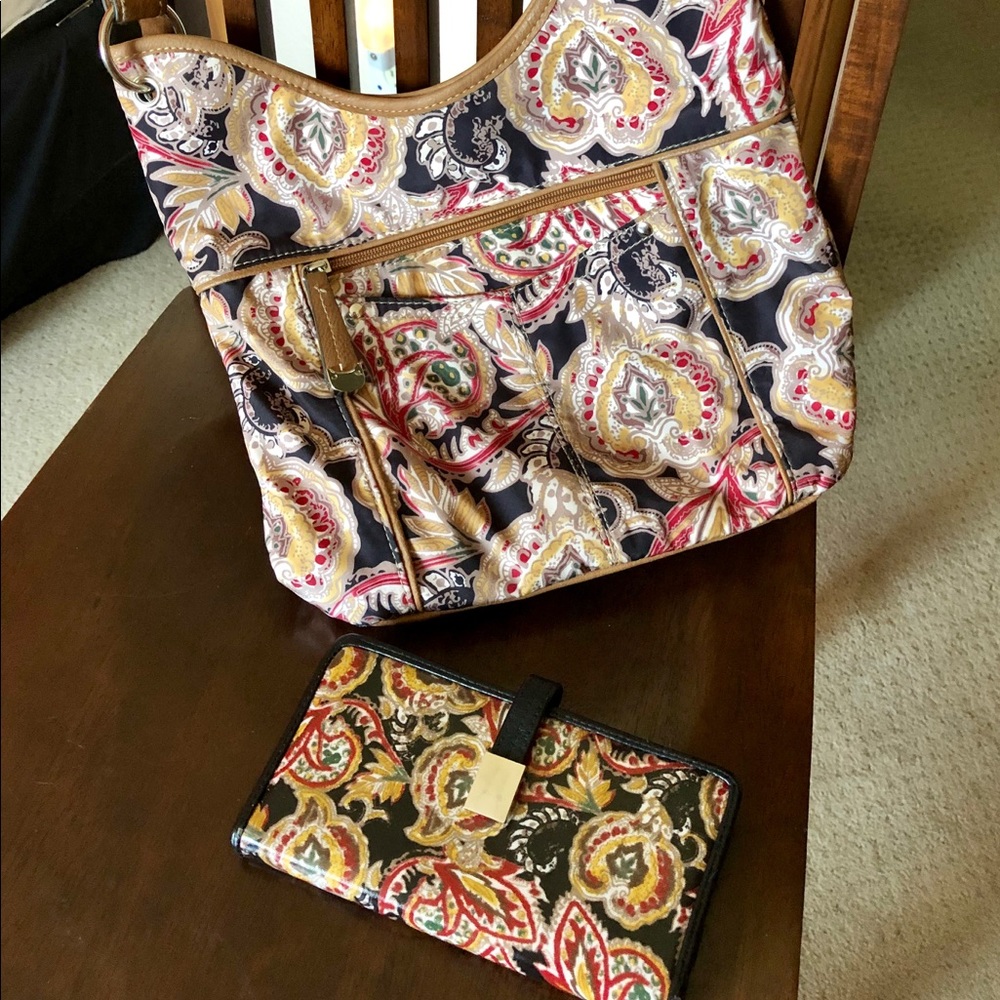 Multi Color Purse with matching Wallet